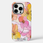Soft Floral Line Art Case-Mate iPhone Case (Achterkant)