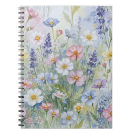 Soft Floral Pattern Collection Notitieboek