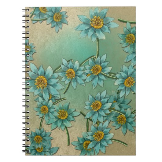 Soft Floral Pattern Collection Notitieboek (Voorkant)