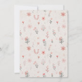 Soft Floral Pattern Flat Card (Voorkant)