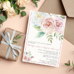 Soft Floral Romantic Greenery Mauve Couples Shower Kaart<br><div class="desc">De doucheuitnodiging van dit prachtige koppel bevat bloemen van zachte waterverf. Perfect coördineert met het Zachte Floral collectie. Neem contact met me op als je hulp wilt bij het aanpassen van de doucheuitnodiging van dit paar.</div>