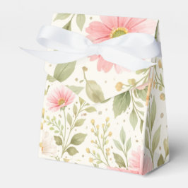 Soft Floral Watercolor Pattern   Bedankdoosjes