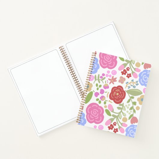 Soft Flowers Notitieboek (Binnen)