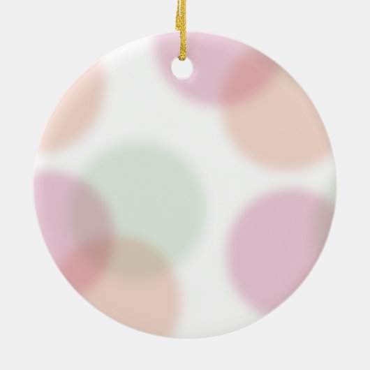 Soft Focus vakantie Ornament (Achterkant)