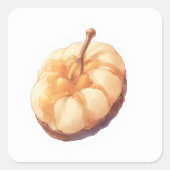 Soft Friendly Art Vierkante Sticker (Voorkant)