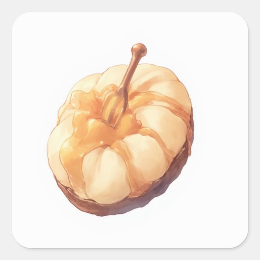 Soft Friendly Art Vierkante Sticker (Voorkant)