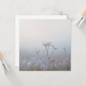 Soft Frosty Morning Nature Kaart (Voorkant / Achterkant in situ)