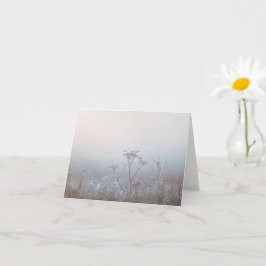 Soft Frosty Morning Nature Sympathy Kaart