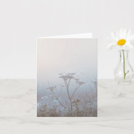 Soft Frosty Morning Nature Sympathy Kaart