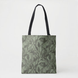 Soft Garden Mist Botanical Layers Tote Bag