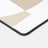 Soft Geometric Blocks – Beige Neutral Geometry Bureaumat (Hoek)