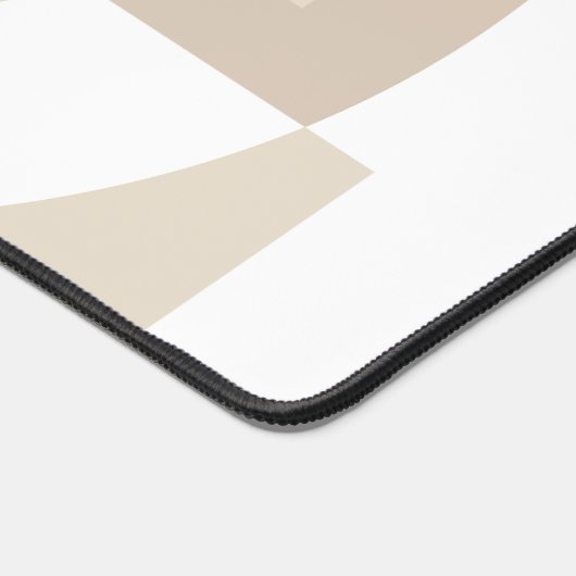 Soft Geometric Blocks – Beige Neutral Geometry Bureaumat (Hoek)