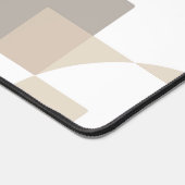 Soft Geometric Blocks – Calm Neutral Abstract Work Bureaumat (Hoek)