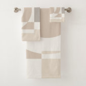 Soft Geometric Blocks – Simple and Sleek Bad Handdoek (Insitu)