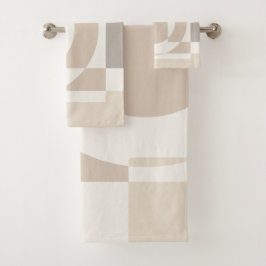 Soft Geometric Blocks – Simple and Sleek Bad Handdoek