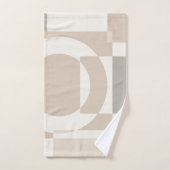 Soft Geometric Blocks – Simple and Sleek Bad Handdoek (Handdoek)
