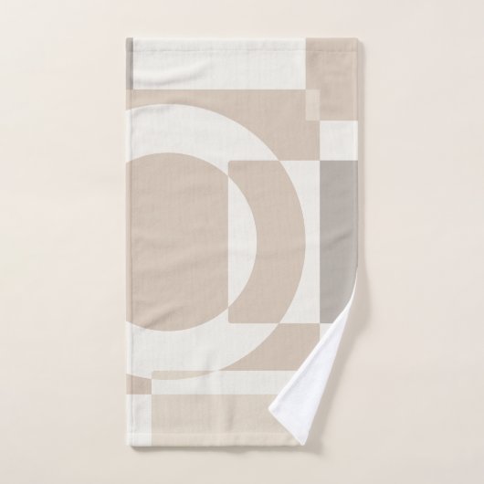 Soft Geometric Blocks – Simple and Sleek Bad Handdoek (Handdoek)