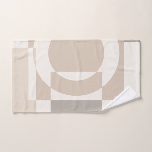 Soft Geometric Blocks – Simple and Sleek Bad Handdoek (Handdoek)