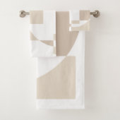 Soft Geometric Blocks – Simple and Sleek Bad Handdoek (Insitu)