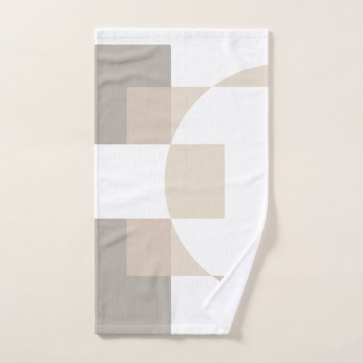 Soft Geometric Blocks – Simple and Sleek Bad Handdoek (Handdoek)
