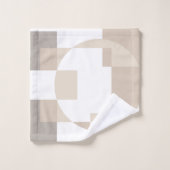 Soft Geometric Blocks – Simple and Sleek Bad Handdoek (Wasdoekje)