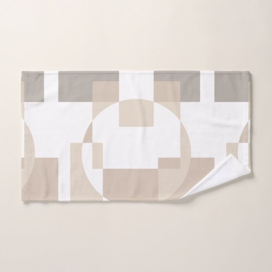 Soft Geometric Blocks – Simple and Sleek Bad Handdoek (Handdoek)