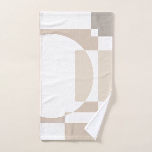 Soft Geometric Blocks – Simple and Sleek Bad Handdoek (Handdoek)