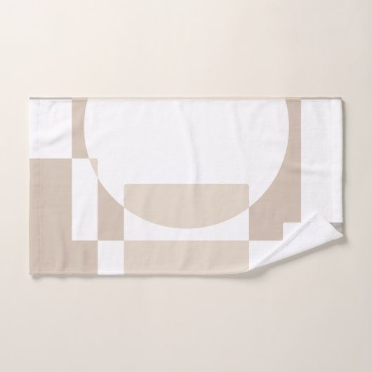 Soft Geometric Blocks – Simple and Sleek Bad Handdoek (Handdoek)