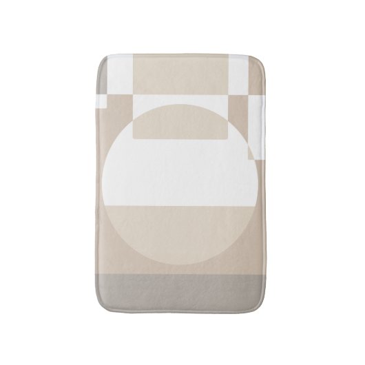 Soft Geometric Blocks – Simple and Sleek Badmat (Voorkant Verticaal)