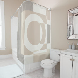 Soft Geometric Blocks – Simple and Sleek Douchegordijn