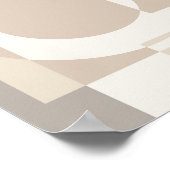 Soft Geometric Blocks – Simple and Sleek Poster (Hoek)