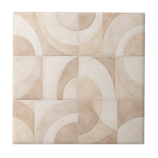 Soft Geometric Seamless Ceramic Tile Tegeltje