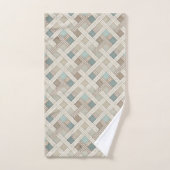 Soft Geometric Towel Minimalist Bathroom Style Bad Handdoek (Handdoek)