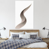 Soft Geometry of Stillness Canvas Afdruk (Insitu (Slaapkamer))