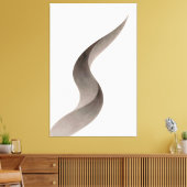 Soft Geometry of Stillness Canvas Afdruk (Insitu (Woonkamer))