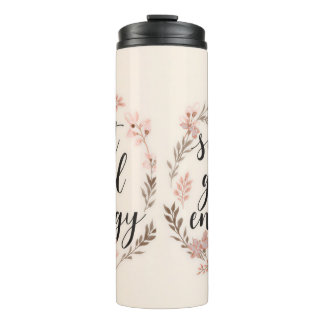 Soft Girl Energy Cute Girly Floral Thermosbeker