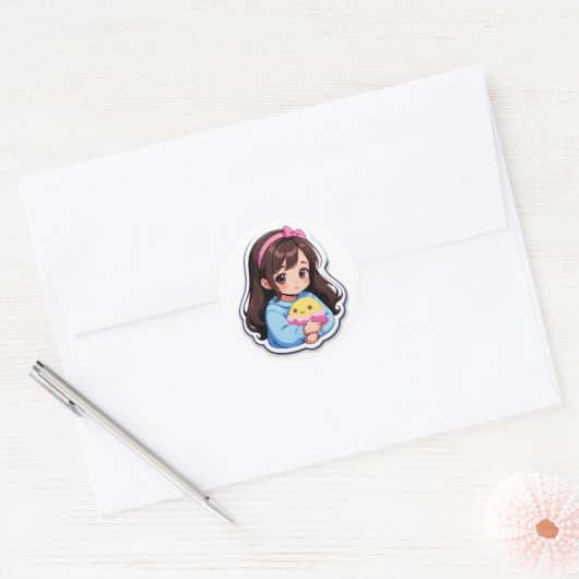 Soft Girl esthetische Sticker (Envelop)