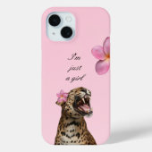 Soft Girl Pink Leopard Phone Case |Trendy & Girly  (Achterkant)