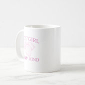 Soft Girl Sharp Mind — Strawberry Aesthetic Design Koffiemok (Voorkant links)