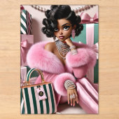 Soft Glam Acryl Uitnodigingen (Voorkant)