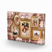 Soft Gold Baroque Floral Memory Frames Gallery Fotoblokken (Rechts)
