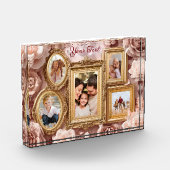 Soft Gold Baroque Floral Memory Frames Gallery Fotoblokken (Links)