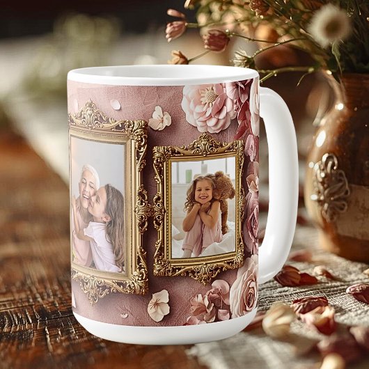 Soft Gold Baroque Floral Memory Frames Gallery Koffiemok
