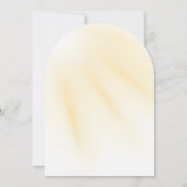  Soft gold cross Baptism invitation  Kaart (Achterkant)