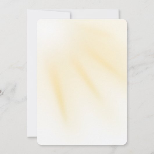  Soft gold cross Baptism invitation  Kaart (Achterkant)