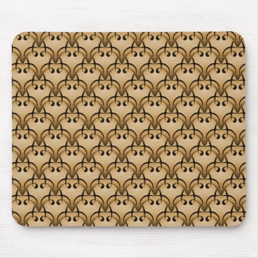 Soft Gold Sophisticated Bliss Mousepad Muismat (Voorkant)
