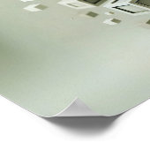 Soft Gradient Waves – Minimalistische Abstracte mu Poster (Hoek)