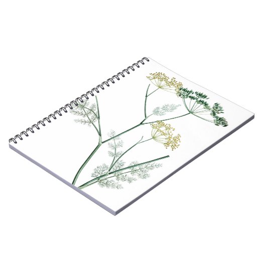 Soft Green Botanical IV Notitieboek (Linkerzijde)