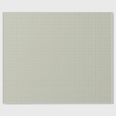 Soft Green Gingham Classic Plaid Lente Zomer Cadeaupapier (Vlak)