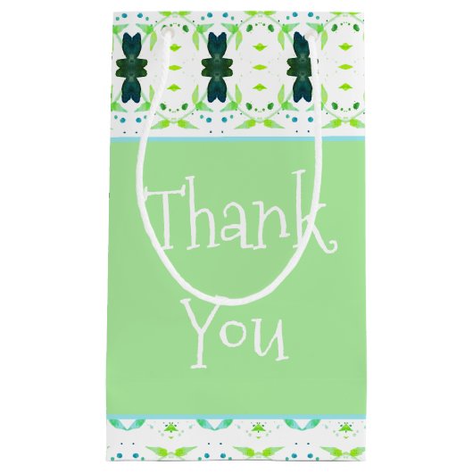 Soft Green  Klein Cadeauzakje (Voorkant)